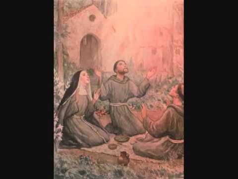 LOVE CAME DOWN AT CHRISTMASTIME, day 5. St Clare and St Francis