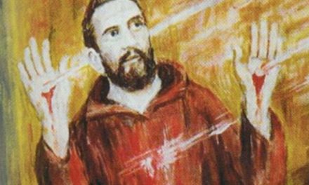LOVE CAME DOWN…..  DAY 24.  ST FRANCIS AND THE STIGMATA