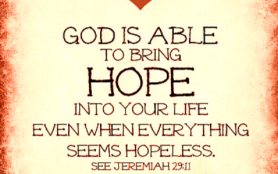 OUR HOPE IN GOD’S CARE