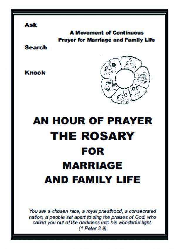 An Hour of Prayer for Marriage and Family Life