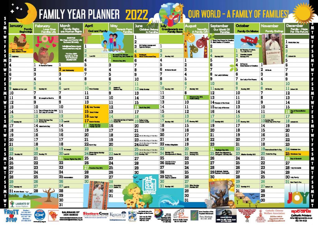 2022 FAMILY YEAR PLANNER