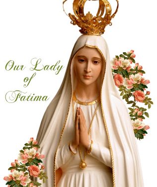 OUR LADY OF FATIMA. MOTHER OF PEACE