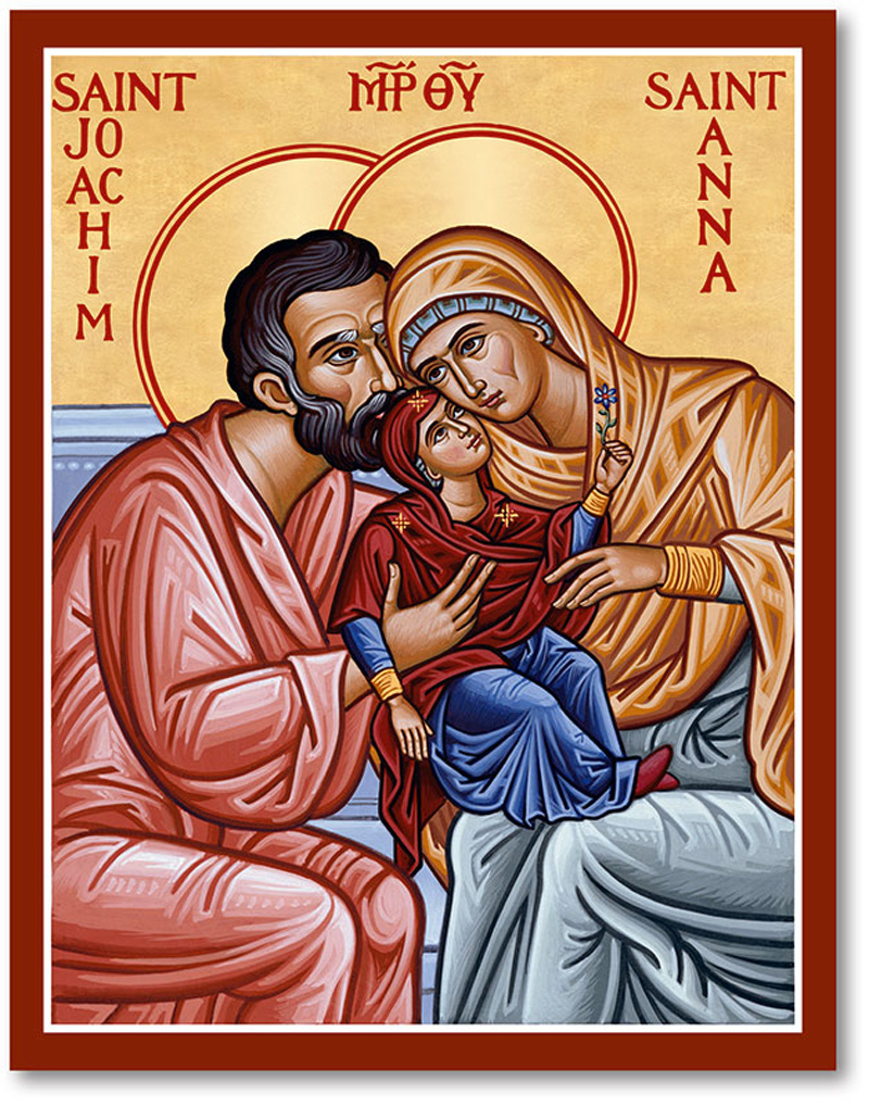 ST JOACHIM AND ST ANNE. GRANDPARENTS OF JESUS Marfam