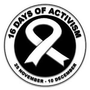 16 DAYS OF ACTIVISM FOR NO VIOLENCE
