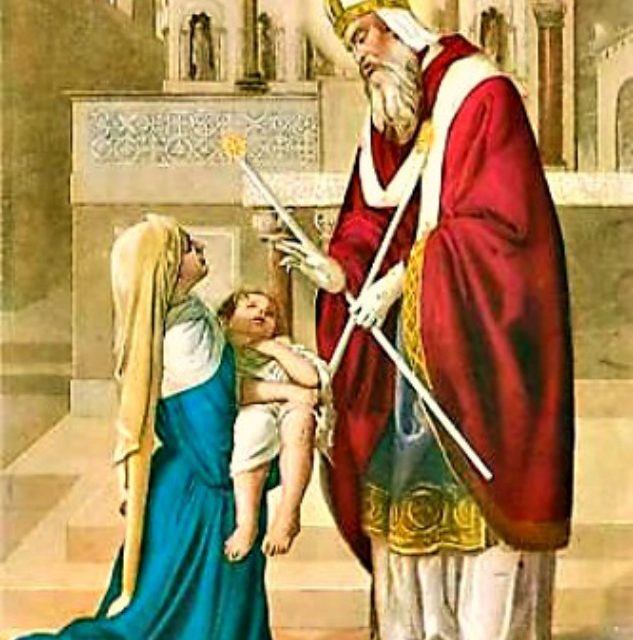 ST BLAISE AND A BLESSING OF THE THROATS