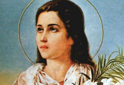 ST MARIA GORETTI. MODEL FOR THE YOUTH