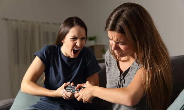 FAMILY CONFLICT IS LIKE A WRESTLING MATCH