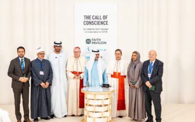 COP 28 AND THE FAITH PAVILION.