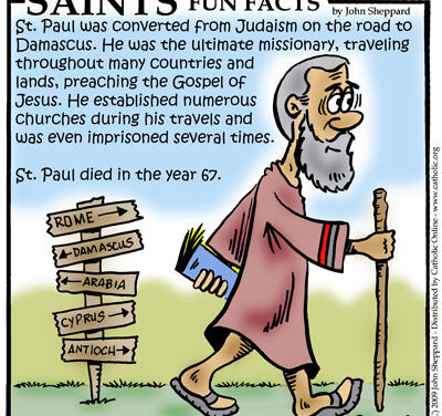 CONVERSION OF ST PAUL AN EXAMPLE TO ALL