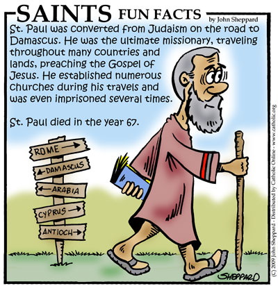 CONVERSION OF ST PAUL AN EXAMPLE TO ALL