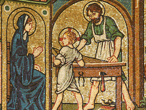 ST JOSEPH. A MAN WITH A LOVING HEART