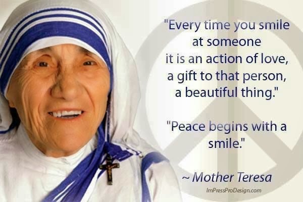 SEASON OF CREATION. ST MOTHER TERESA