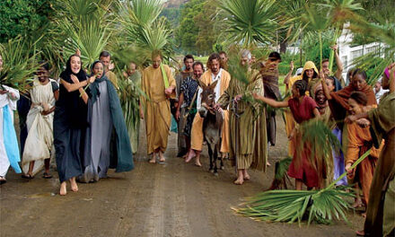 HOLY WEEK AND EASTER. PALM SUNDAY
