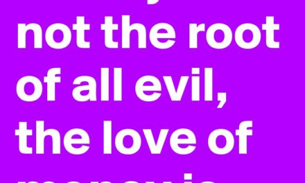 JUBILEE.  BALANCE AND MONEY MANAGEMENT