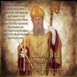 THOUGHT FOR THE DAY.  ST BLAISE