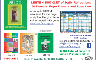 LENT AND FAMILY CELEBRATIONS YEAR OF ST FRANCIS.