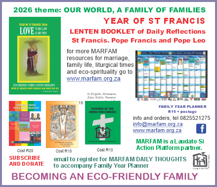 LENT AND FAMILY CELEBRATIONS YEAR OF ST FRANCIS.