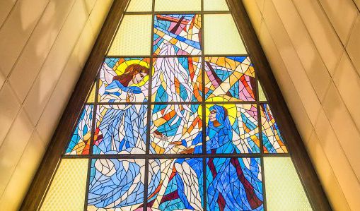 BLESSED ARE YOU AMONG WOMEN.