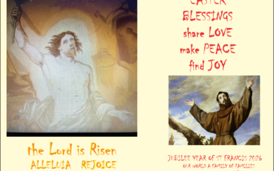 EASTER SUNDAY. YEAR OF ST FRANCIS. JESUS IN THE RESURRECTION HAS CONQUERED DEATH.