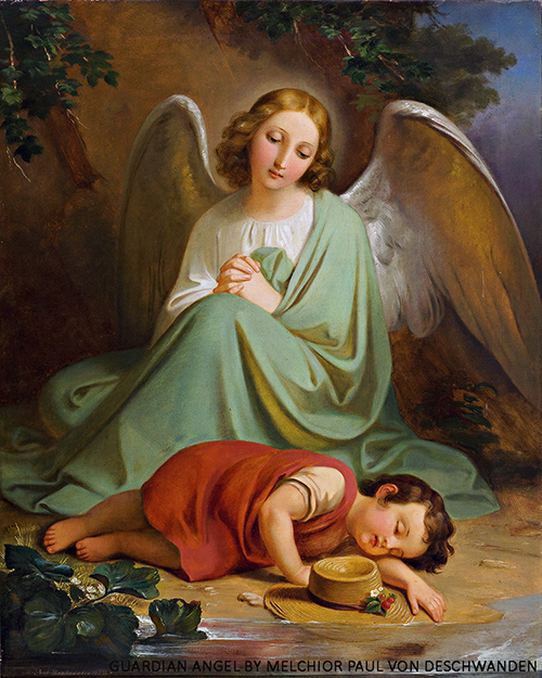 THOUGHT FOR THE DAY.  FEAST OF THE GUARDIAN ANGELS.  SEASON OF CREATION